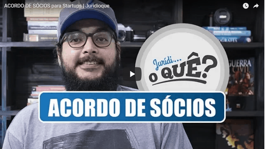 Acordo de sócios para startups