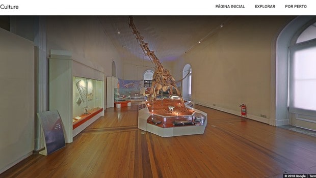 Google lança passeio virtual pelo Museu Nacional