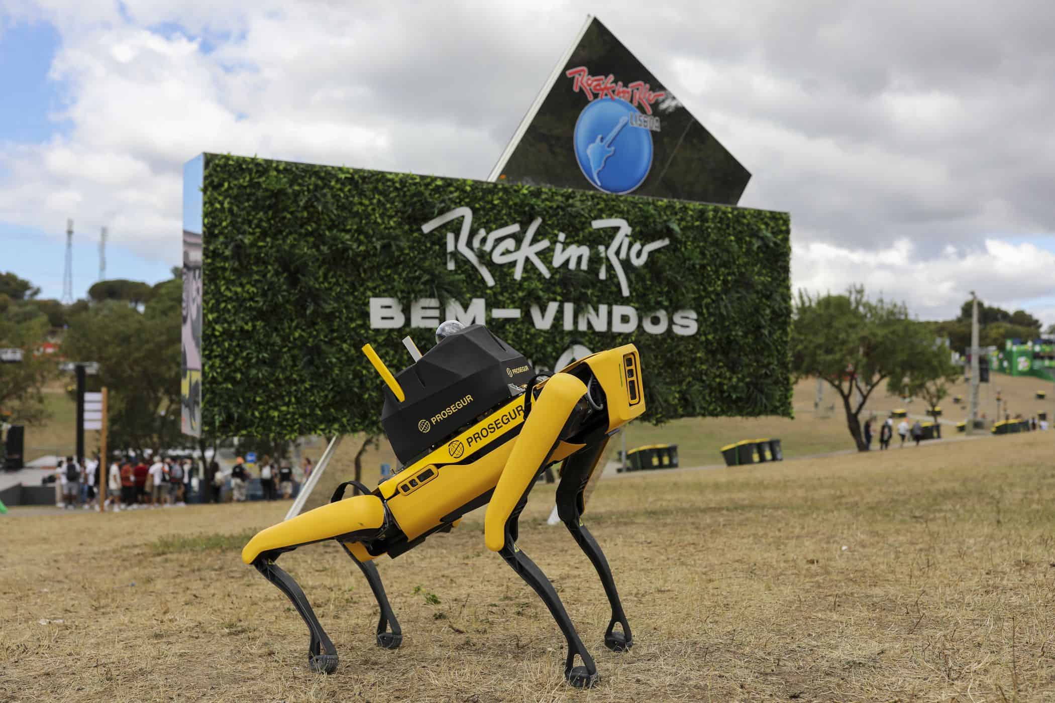 Rock in Rio 2022 terá cão-robô para ajudar na segurança do festival