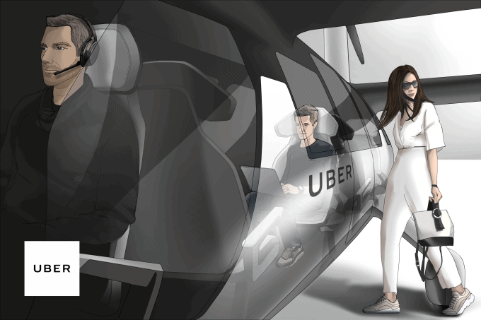 Uber apresenta protótipo de táxi aéreo