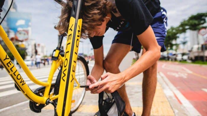 Bicicletas elétricas da Yellow começam a operar em São Paulo
