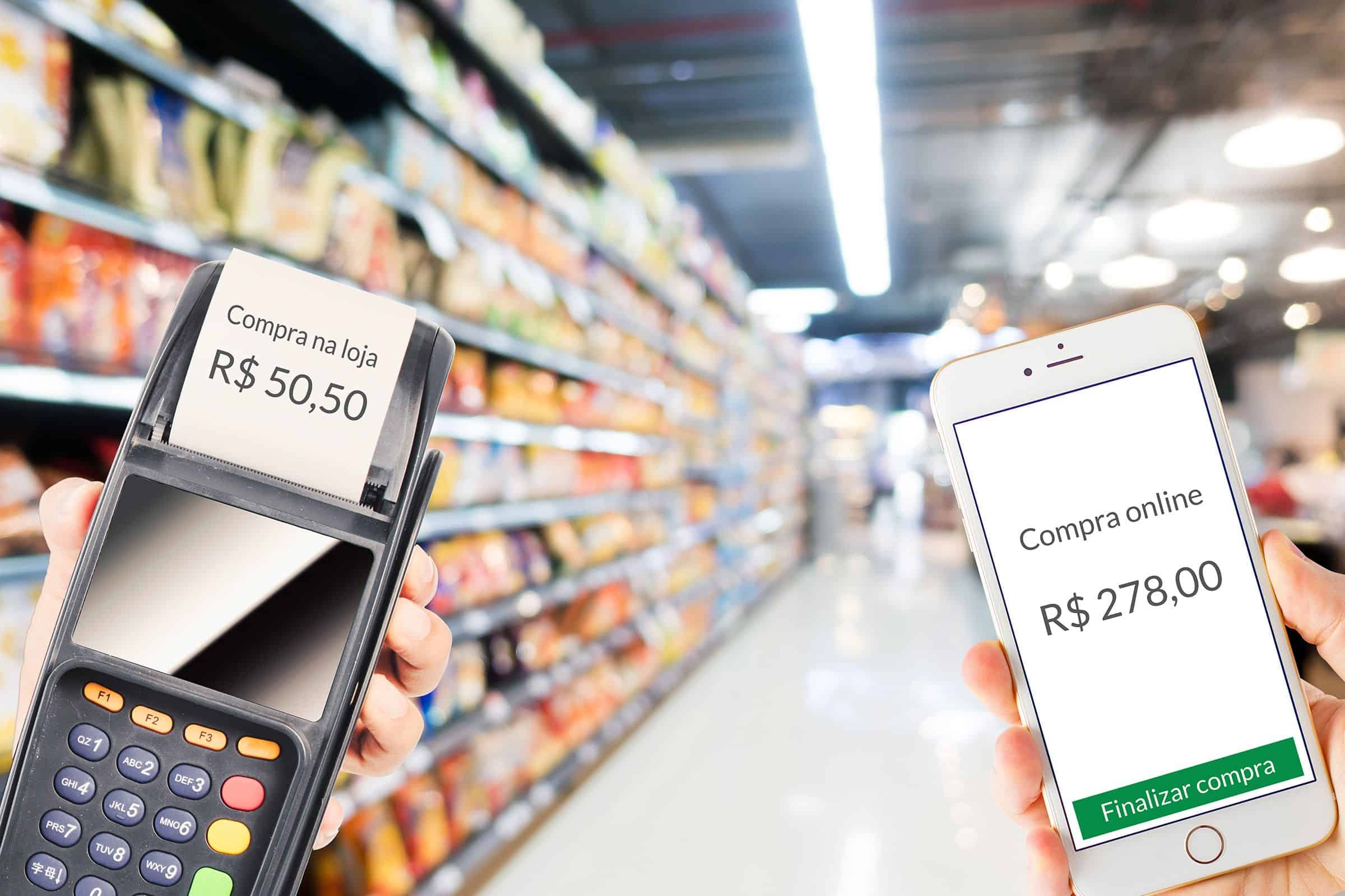 Vendas online aumentam ticket médio das redes de supermercado