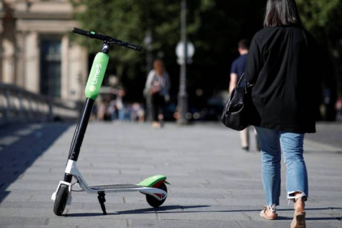 Patinetes da Lime chegam ao Brasil