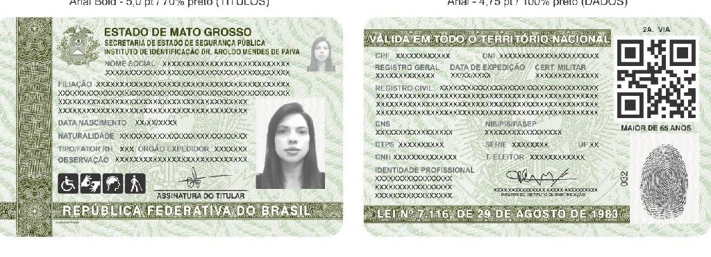 Novo RG vem com QR Code e a inclusão  de mais dados