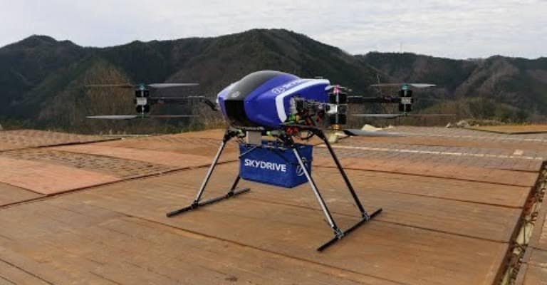 Japão testa drone capaz de transportar cargas pesadas
