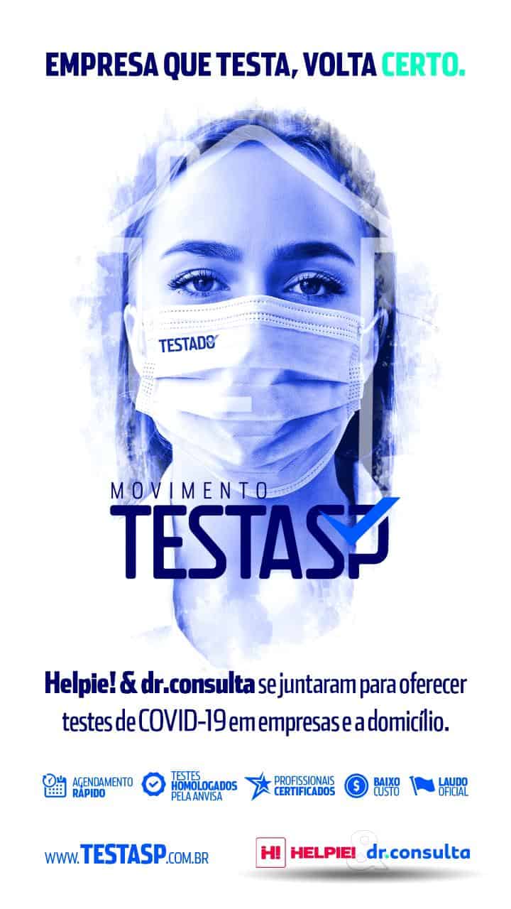 dr.consulta e HELPIE firmam parceria para realizar testes rápidos de covid-19 para empresas que precisam avaliar seus funcionários