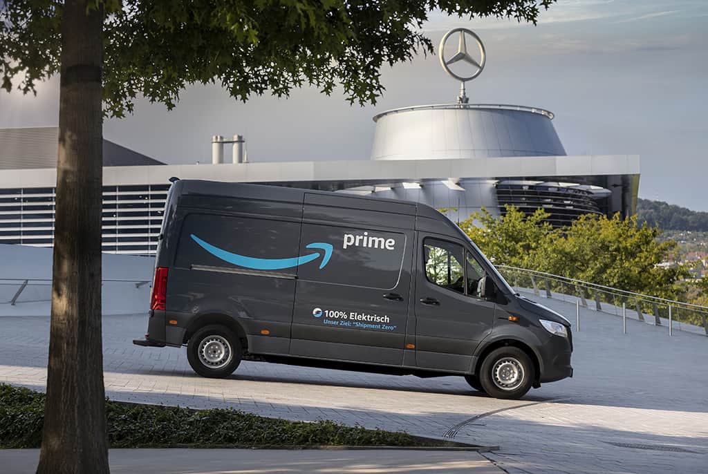 Amazon encomenda 1.800 vans elétricas da Mercedes-Benz