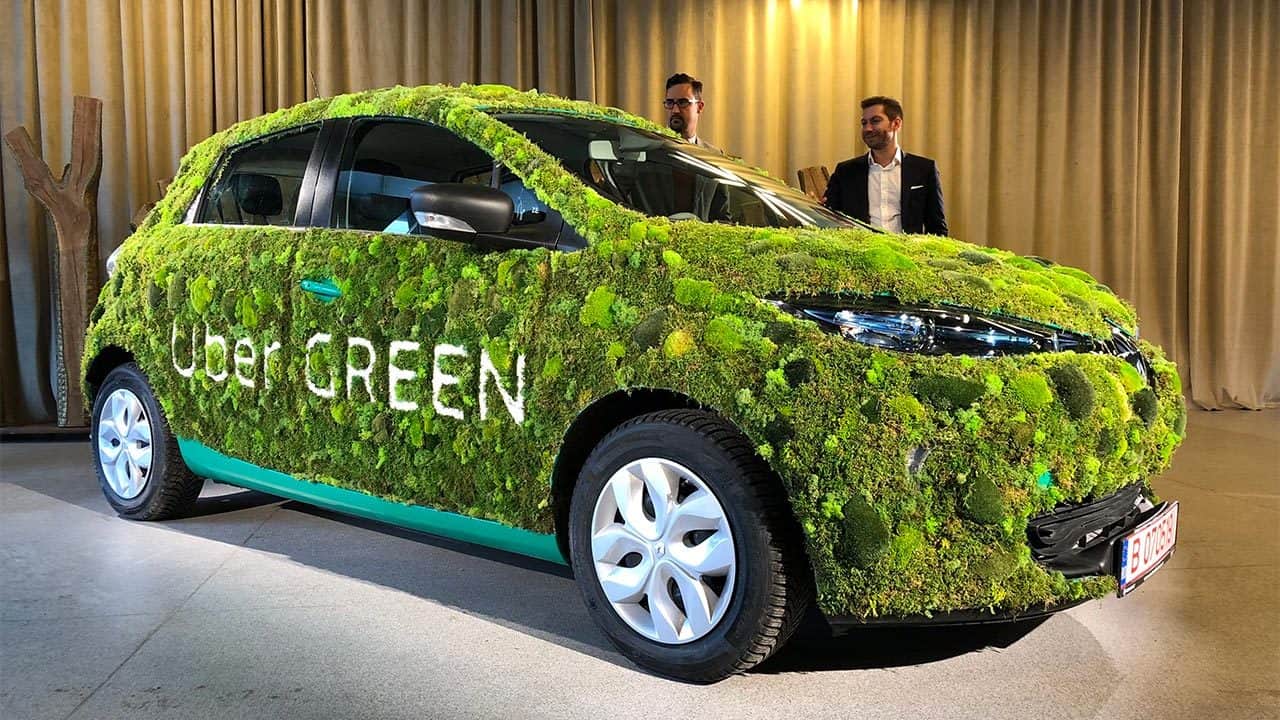 Uber diz que terá frota 100% elétrica até 2040