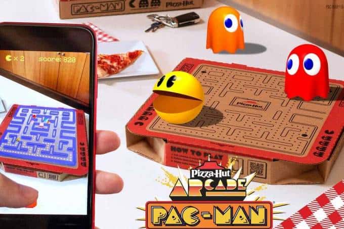 Pizza Hut lança jogo Pac-Man nas caixas de pizzas