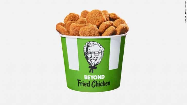 KFC oferece “frango vegetal” em lojas dos Estados Unidos