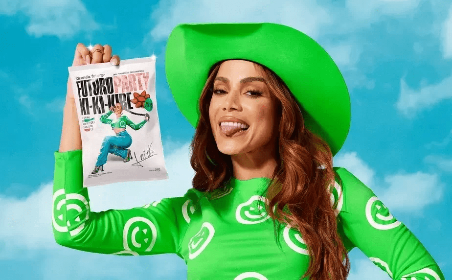 Anitta e Fazenda Futuro lançam linha de festa baseada em plantas