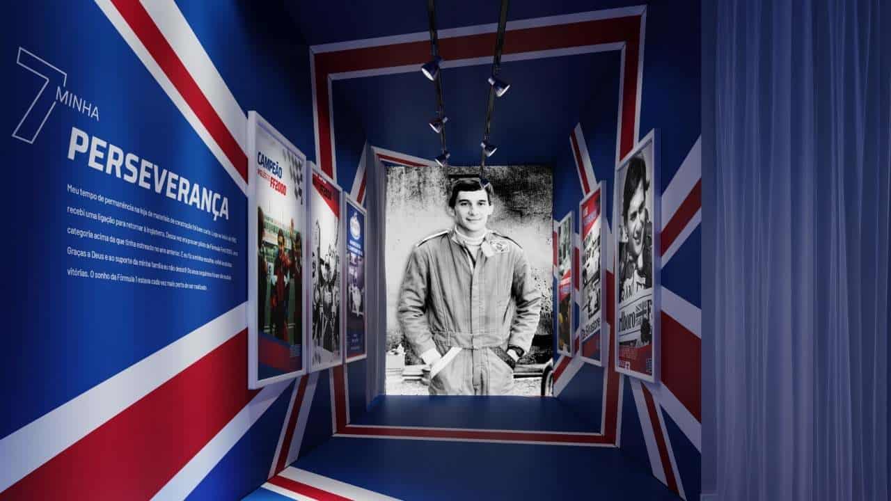 Exposição usa IA para reproduzir narração com voz de Ayrton Senna
