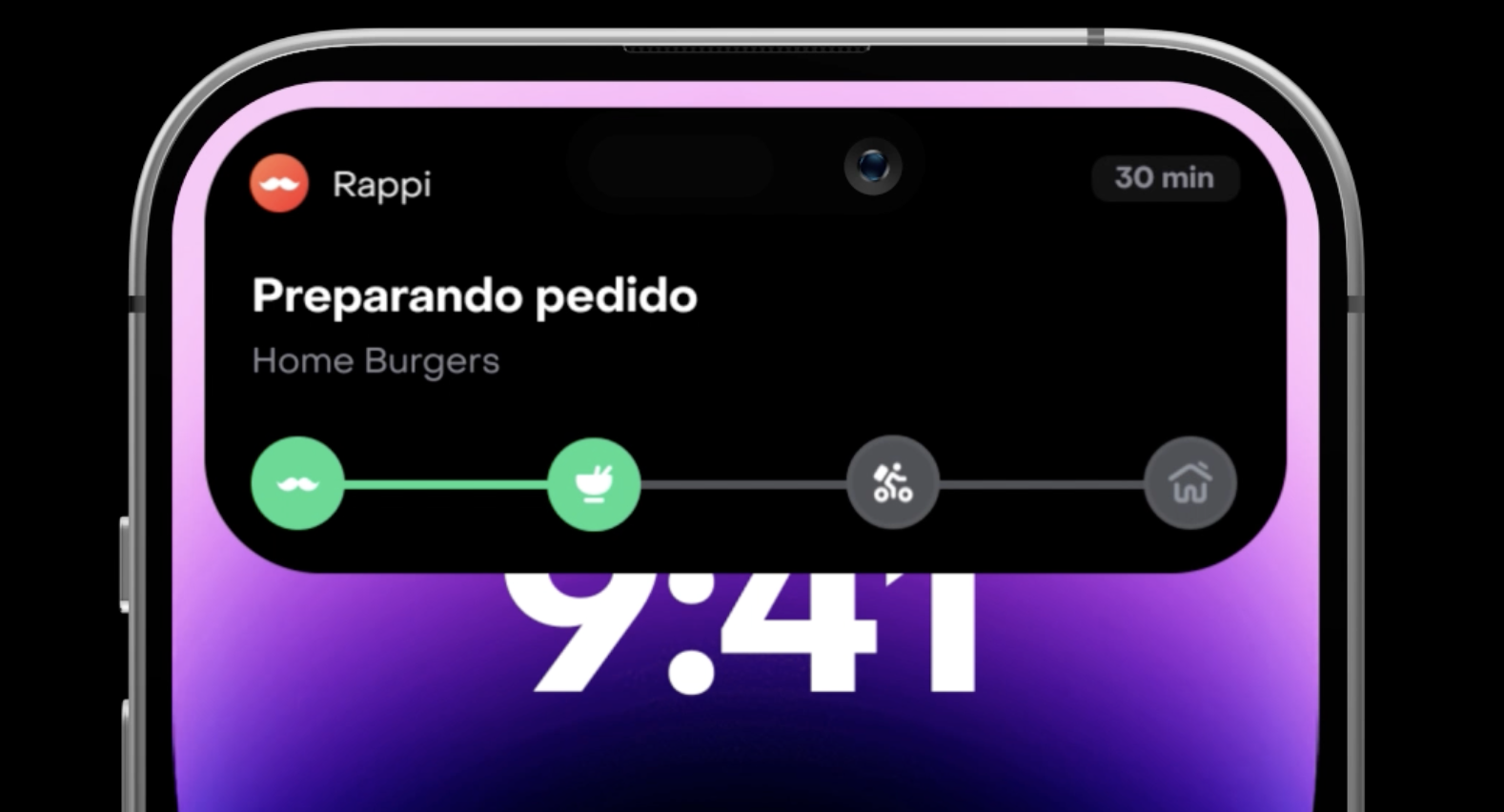 Rappi libera exibição de status do pedido na tela bloqueada do celular