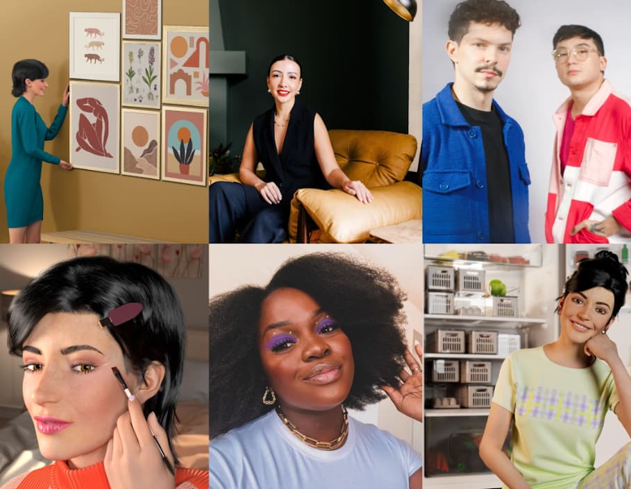 Magalu lança primeira ativação no Pinterest com Lu e criadores da plataforma