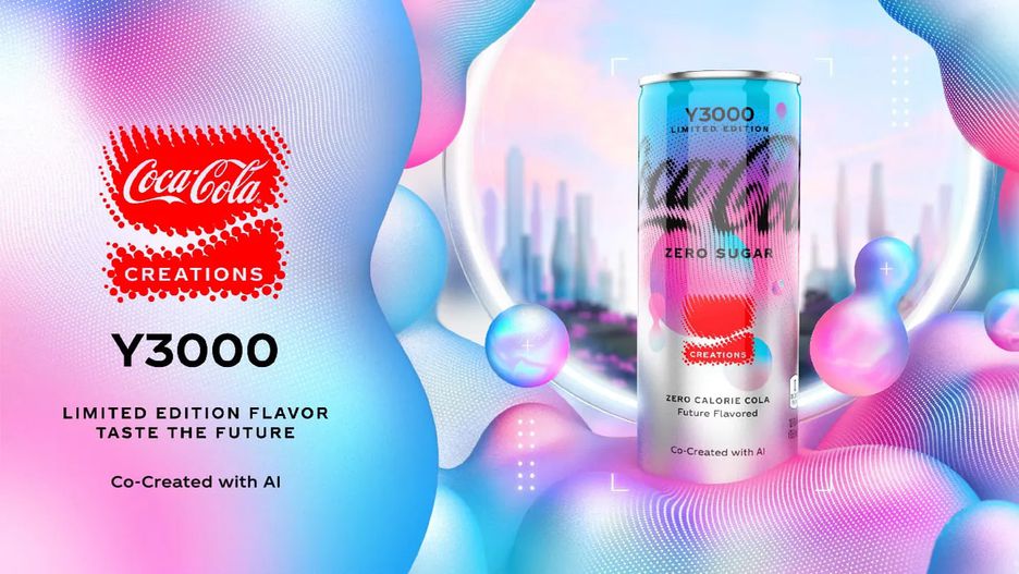 CocaCola lança refrigerante sabor “futuro” criado com inteligência