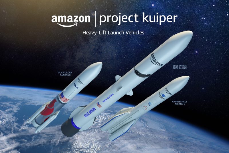 Amazon firma acordo com SpaceX para seguimento do Projeto Kuiper
